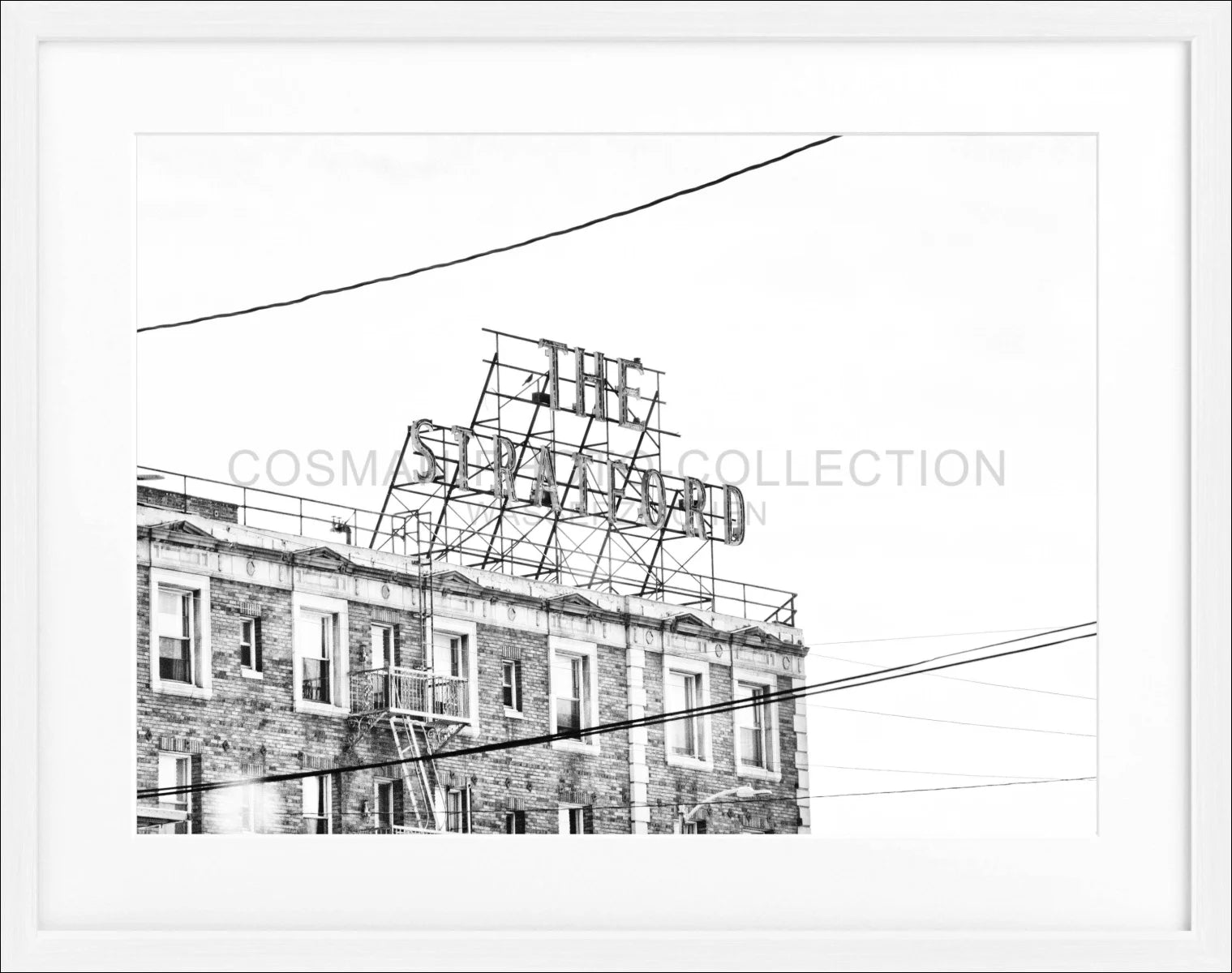 Poster mit Rahmen Kalifornien Los Angeles Hotel ’The