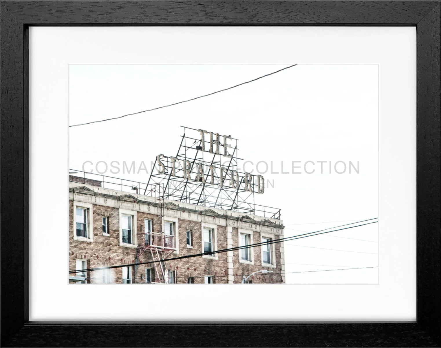 Poster mit Rahmen Kalifornien Los Angeles Hotel ’The