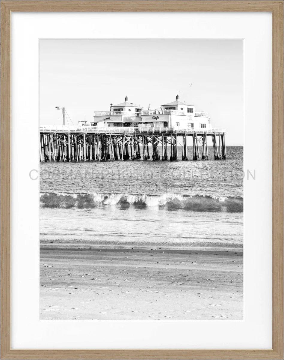 Poster mit Rahmen Kalifornien Malibu Beach ’Pier’ K87