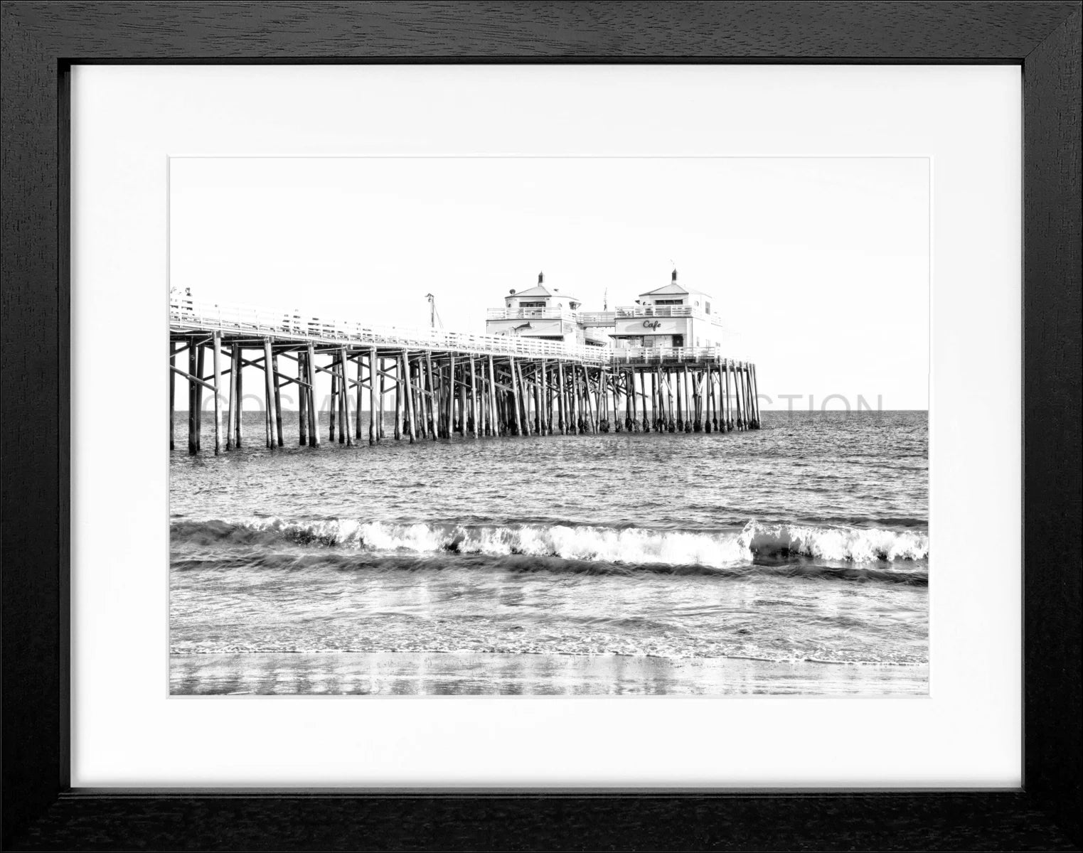 Poster mit Rahmen Kalifornien Malibu Beach ’Pier’ K88