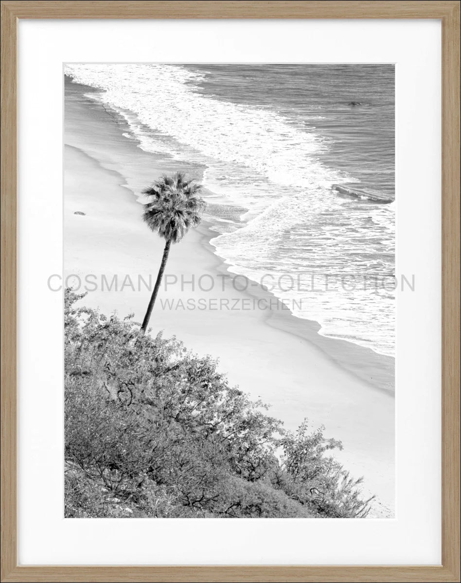 Poster mit Rahmen Kalifornien Malibu K64 - Wandbilder