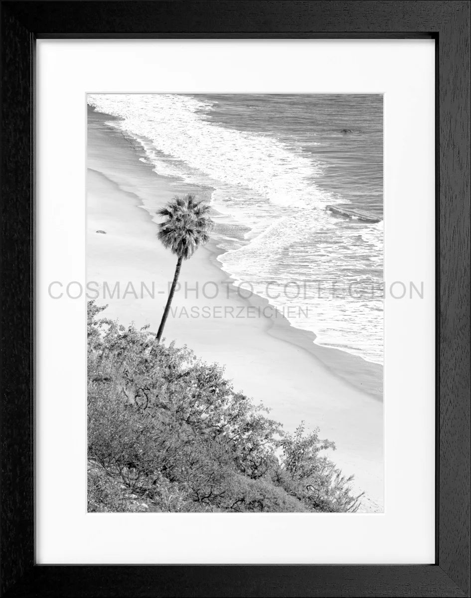 Poster mit Rahmen Kalifornien Malibu K64 - Wandbilder