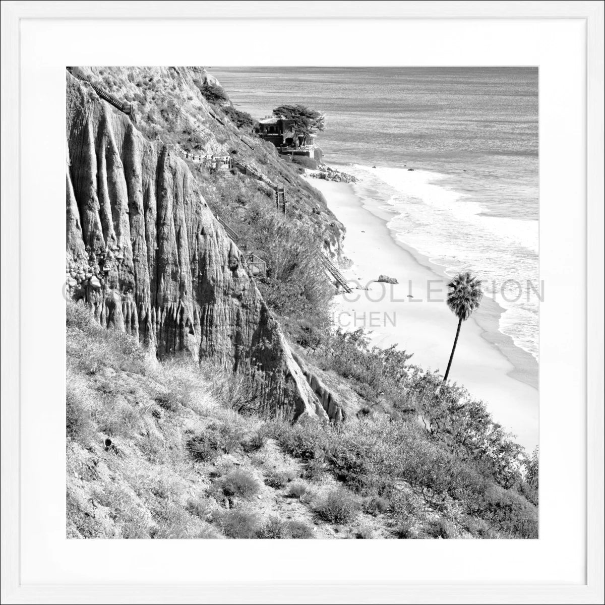 Poster mit Rahmen Kalifornien Malibu K64Q - Wandbilder