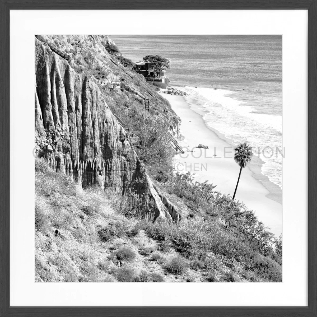 Poster mit Rahmen Kalifornien Malibu K64Q - Wandbilder