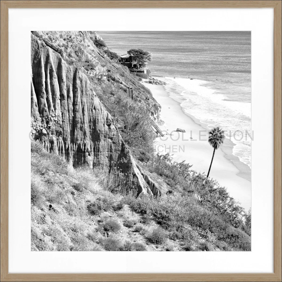 Poster mit Rahmen Kalifornien Malibu K64Q - Wandbilder