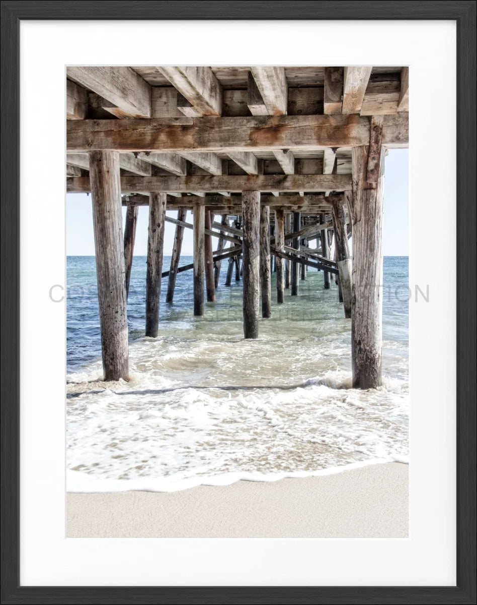 Poster mit Rahmen Kalifornien Malibu ’Pier’ K66 - Wandbilder