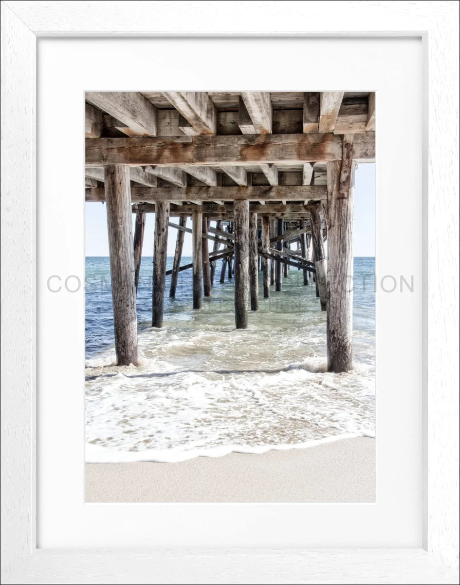 Poster mit Rahmen Kalifornien Malibu ’Pier’ K66 - Wandbilder