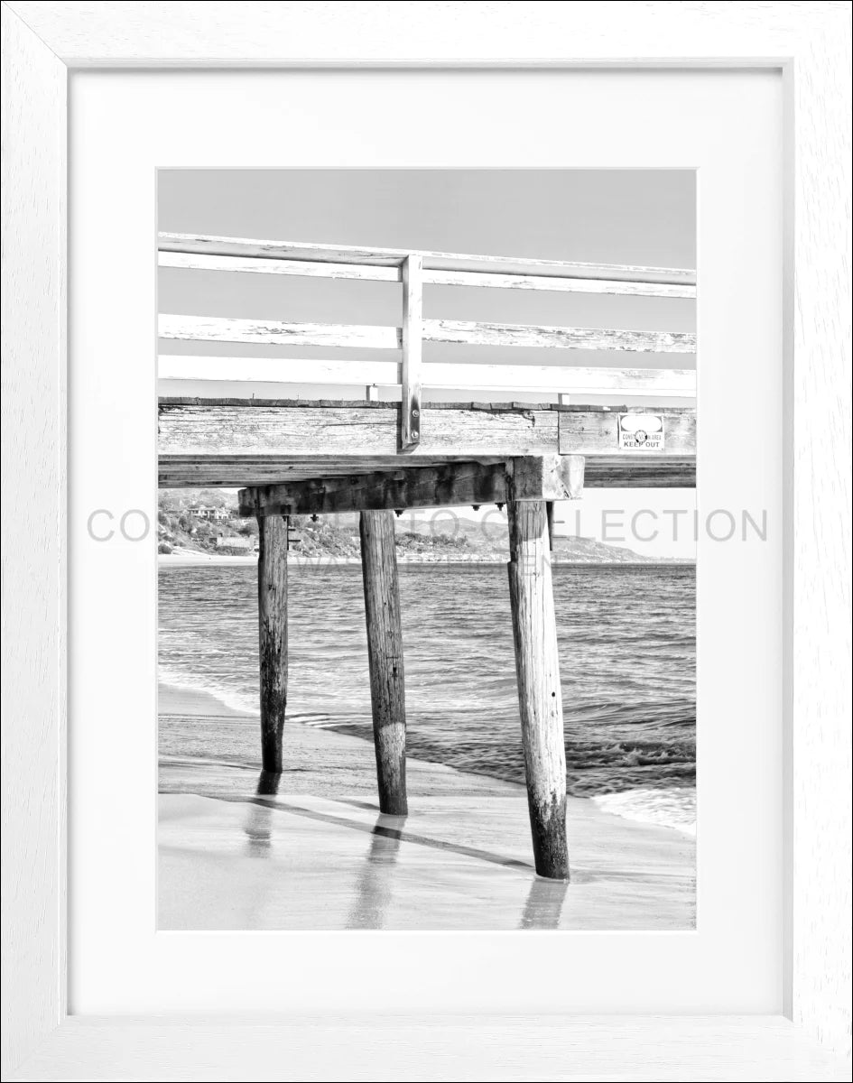 Poster mit Rahmen Kalifornien Malibu ’Pier’ K68 - Wandbilder