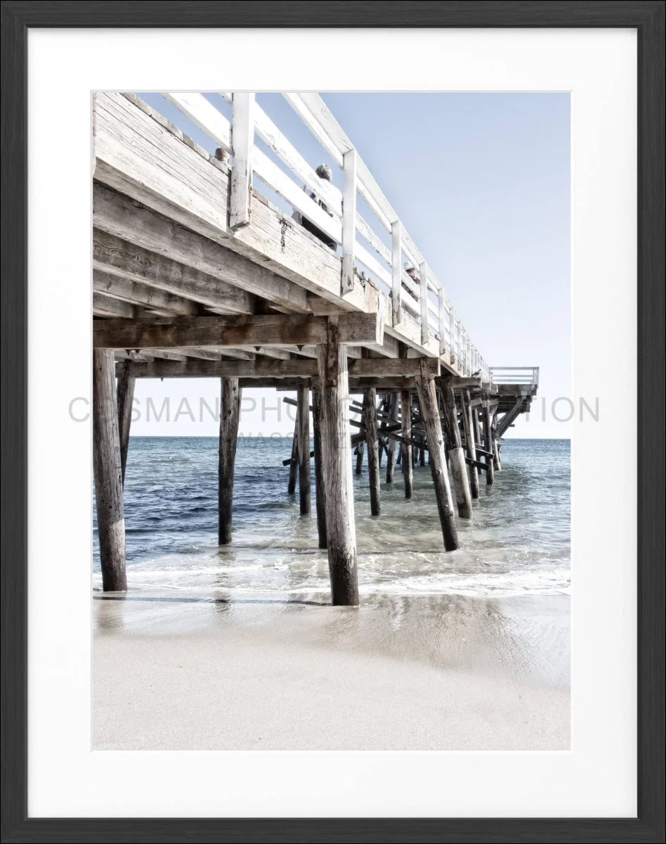 Poster mit Rahmen Kalifornien Malibu ’Pier’ K69 - Wandbilder