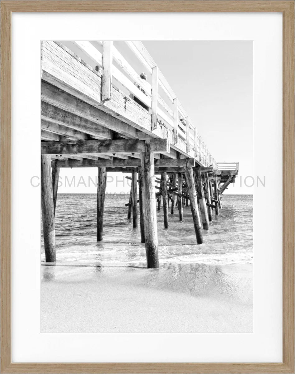 Poster mit Rahmen Kalifornien Malibu ’Pier’ K69 - Wandbilder