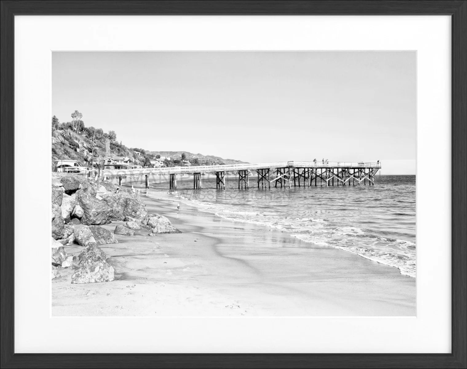 Poster mit Rahmen Kalifornien Malibu ’Pier’ K71 - Wandbilder