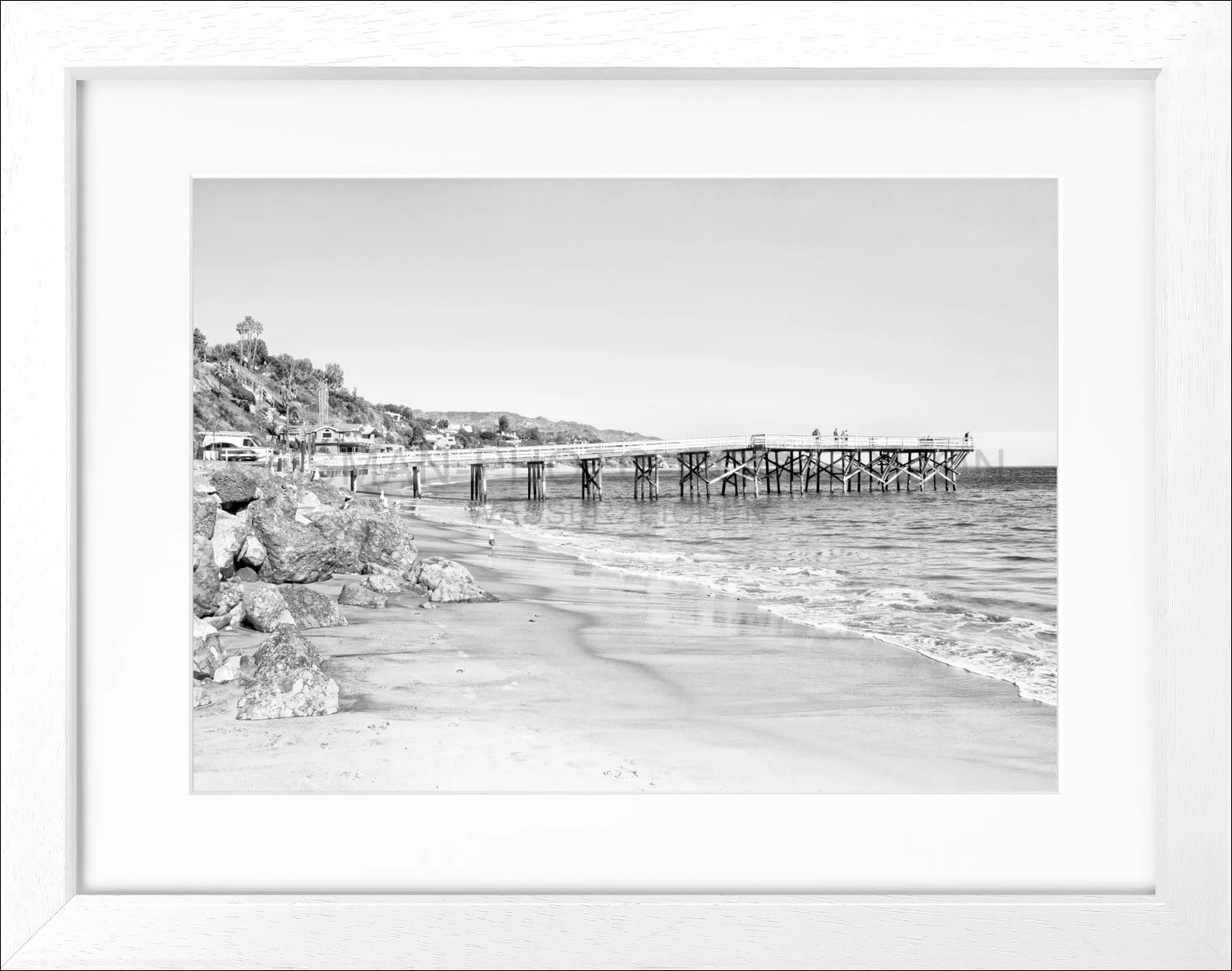 Poster mit Rahmen Kalifornien Malibu ’Pier’ K71 - Wandbilder