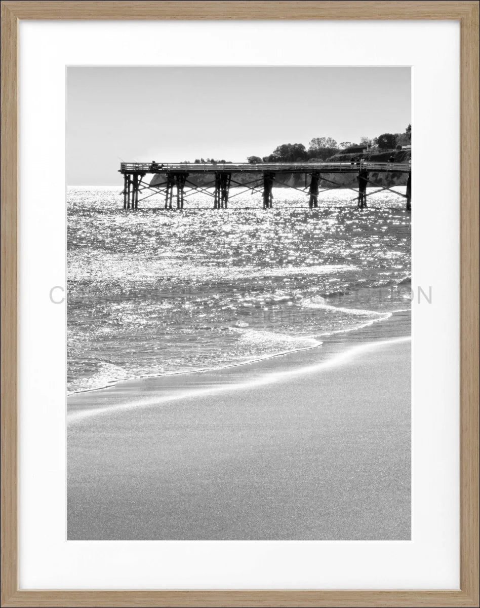 Poster mit Rahmen Kalifornien Malibu ’Pier’ K76 - Wandbilder