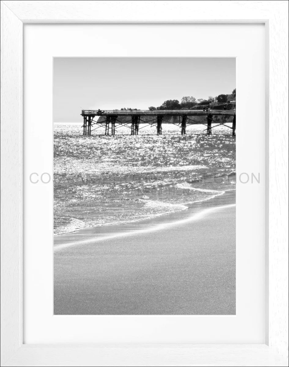 Poster mit Rahmen Kalifornien Malibu ’Pier’ K76 - Wandbilder