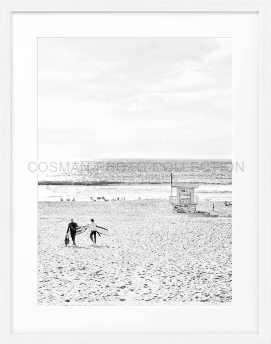 Poster mit Rahmen Kalifornien Manhattan Beach K183