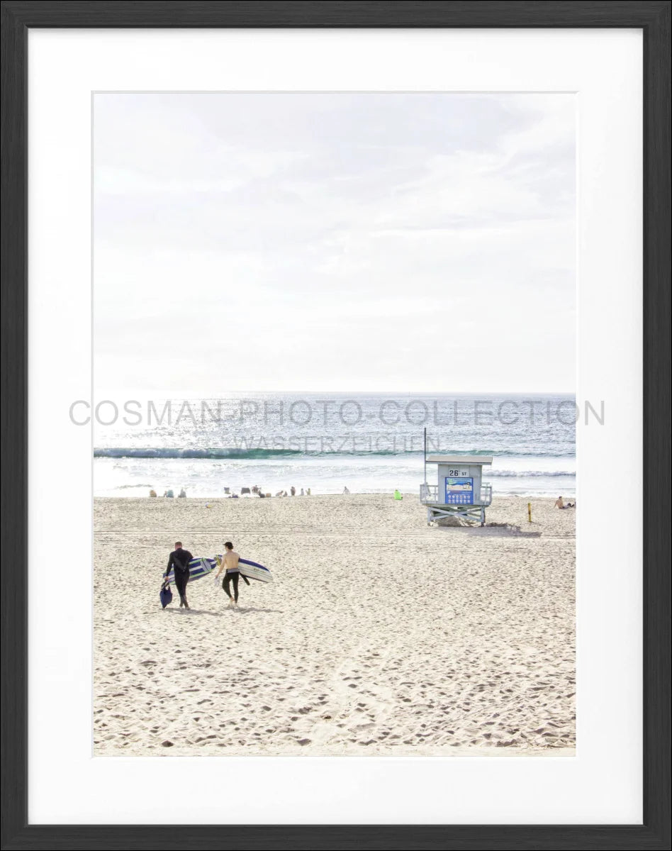 Poster mit Rahmen Kalifornien Manhattan Beach K183