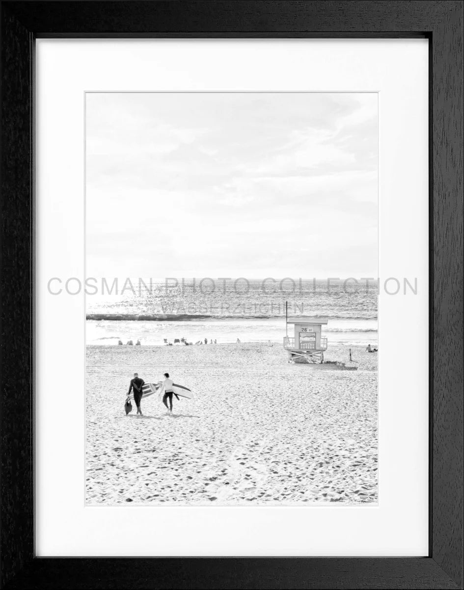 Poster mit Rahmen Kalifornien Manhattan Beach K183