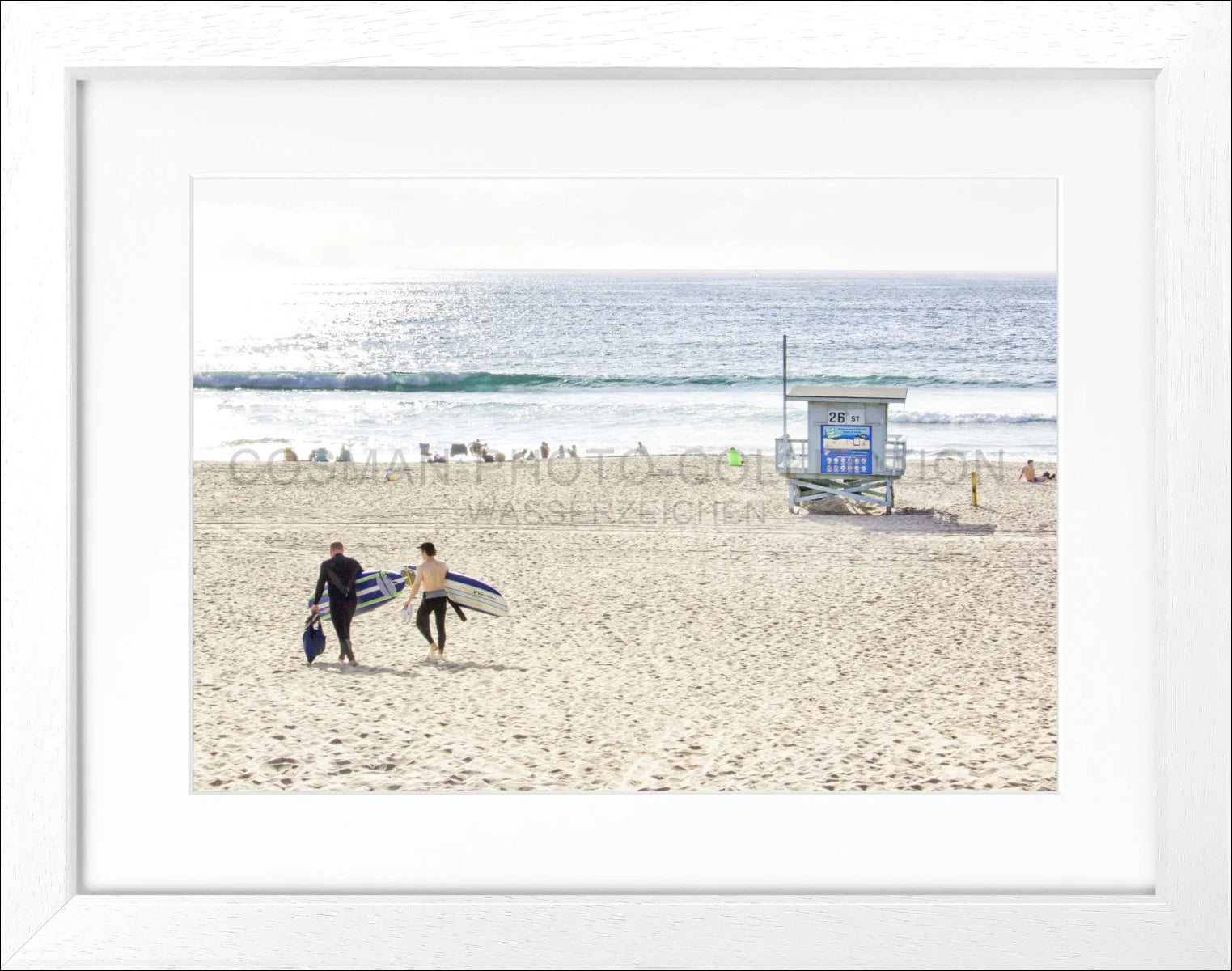 Poster mit Rahmen Kalifornien Manhattan Beach K184
