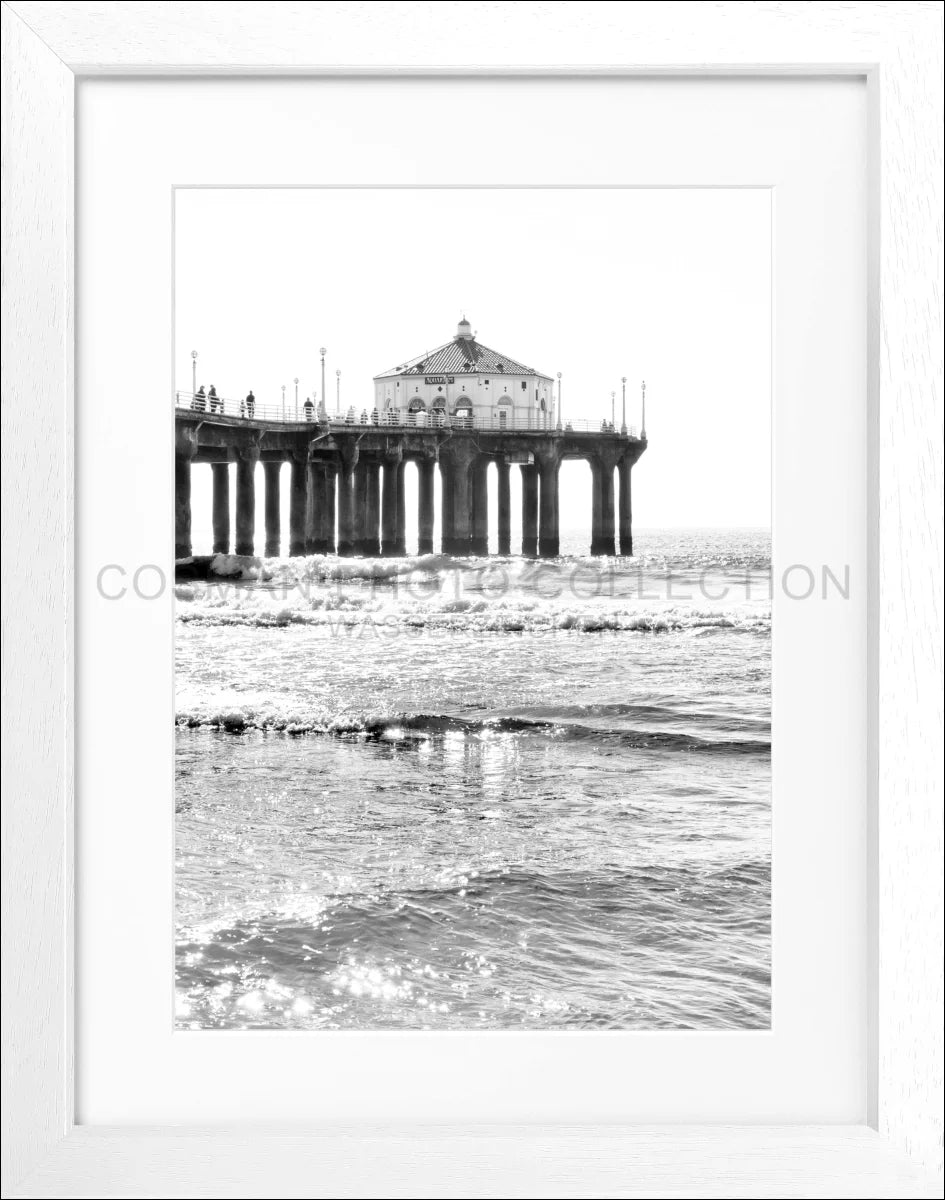 Poster mit Rahmen Kalifornien Manhattan Beach ’Pier’ K189