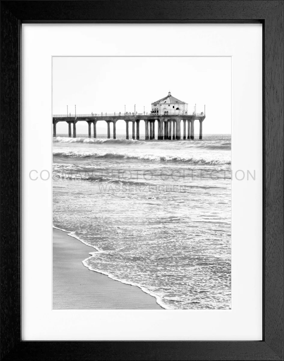Poster mit Rahmen Kalifornien Manhattan Beach ’Pier’ K190
