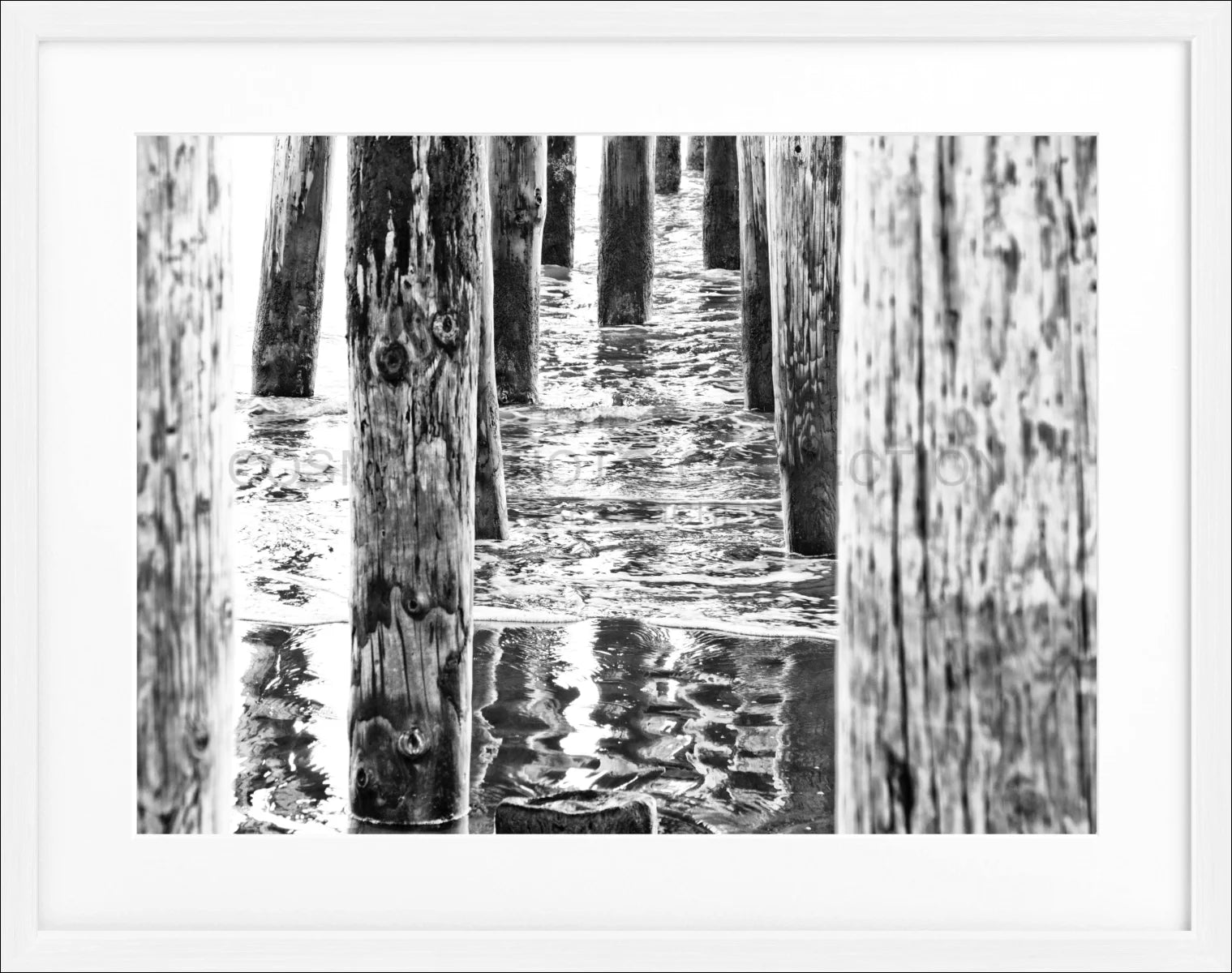 Poster mit Rahmen Kalifornien ’Pier’ K15 - Wandbilder