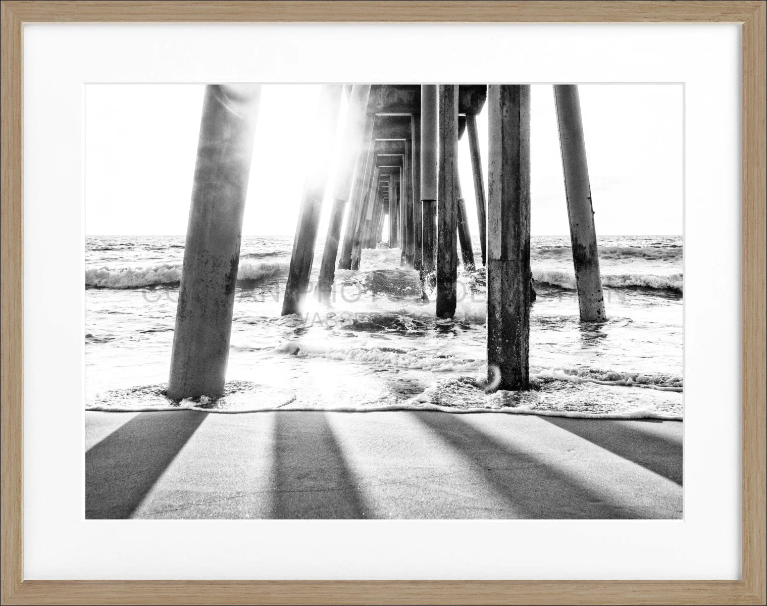 Poster mit Rahmen Kalifornien ’Pier’ K166 - Wandbilder