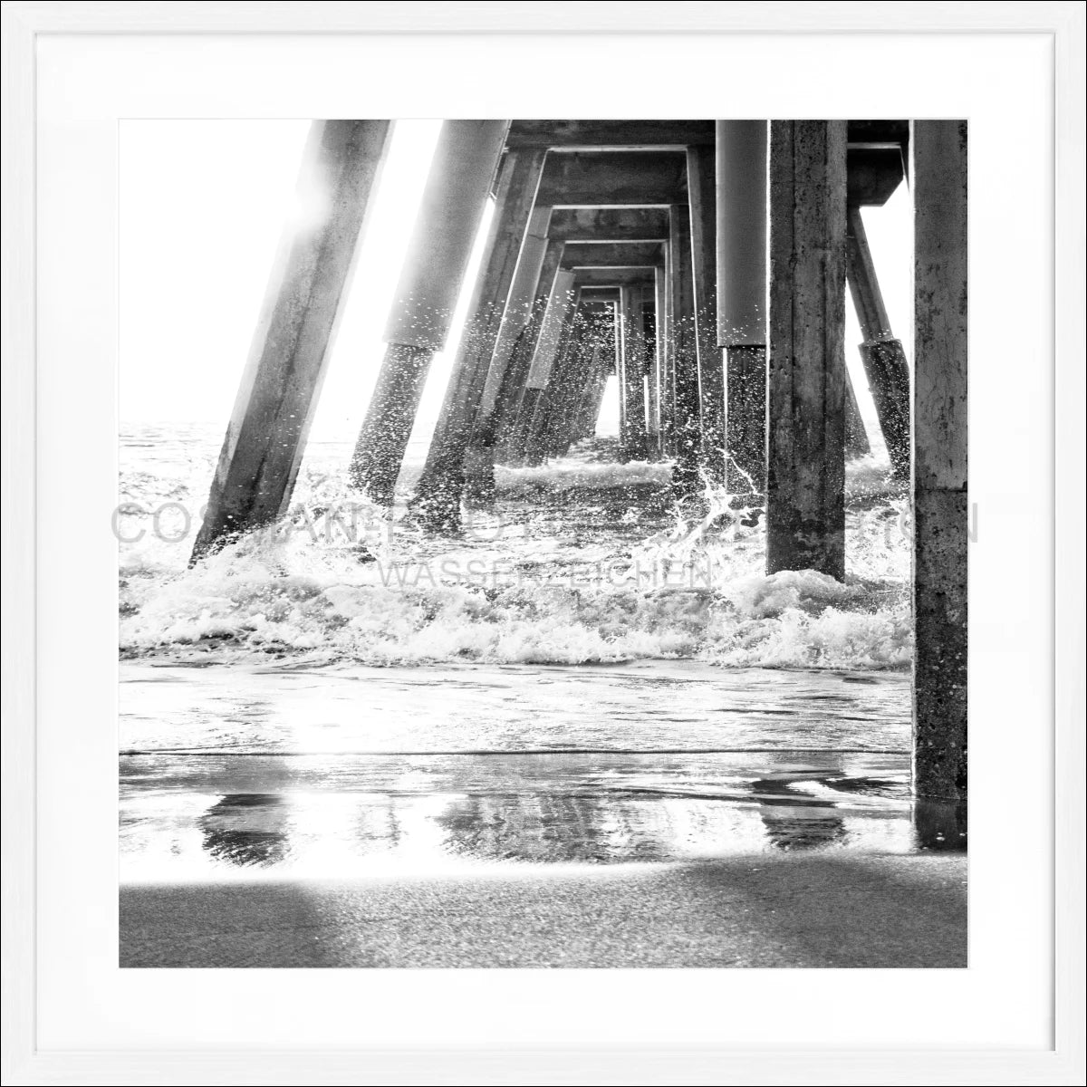 Poster mit Rahmen Kalifornien ’Pier’ K167Q - Wandbilder