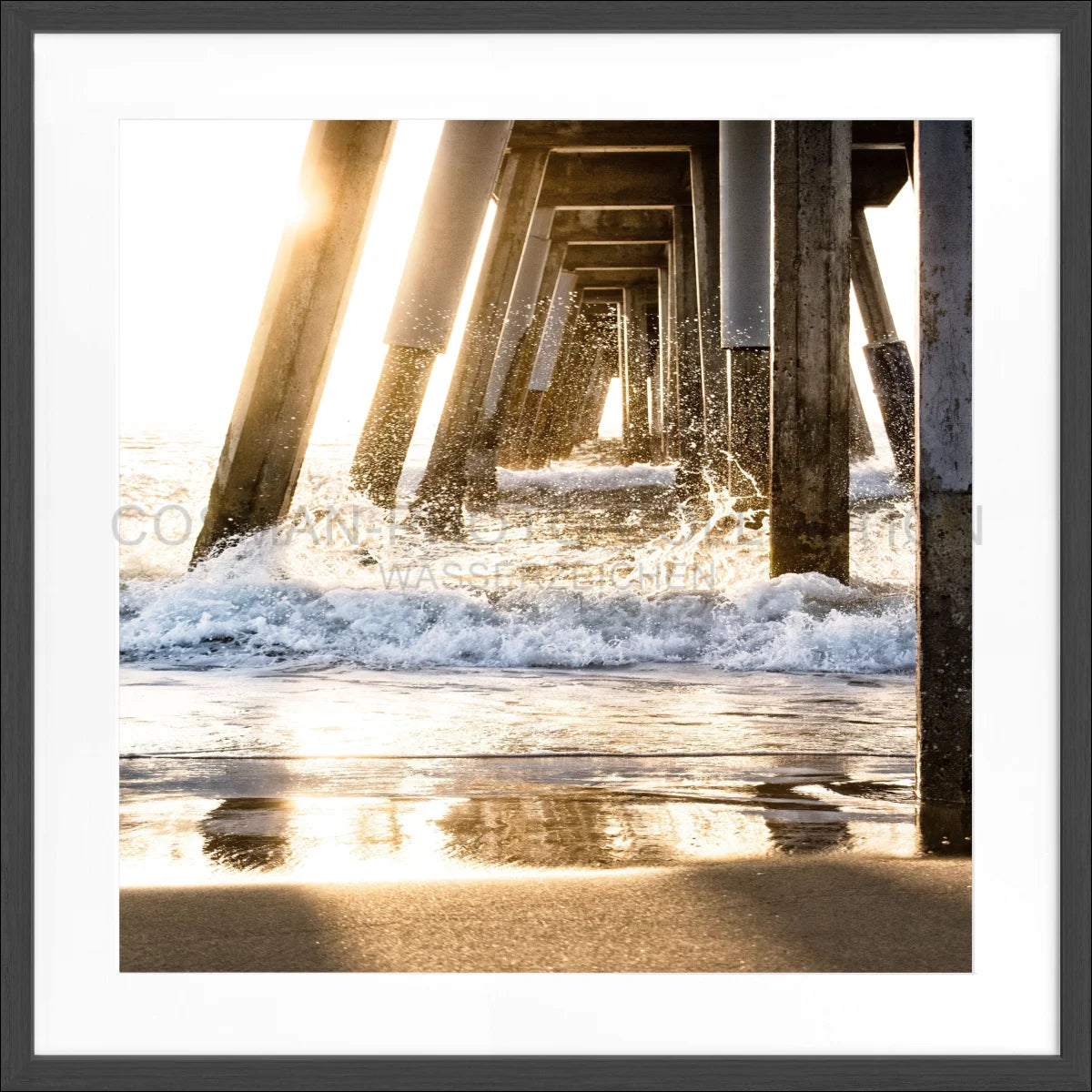 Poster mit Rahmen Kalifornien ’Pier’ K167Q - Wandbilder