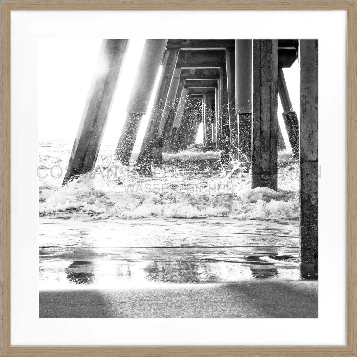 Poster mit Rahmen Kalifornien ’Pier’ K167Q - Wandbilder