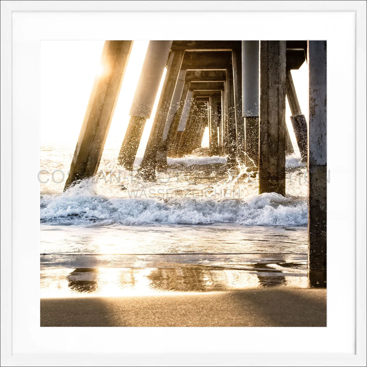 Poster mit Rahmen Kalifornien ’Pier’ K167Q - Wandbilder