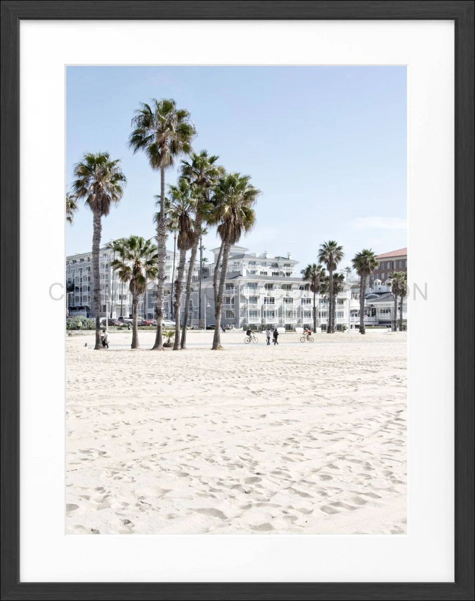 Poster mit Rahmen Kalifornien Santa Monica ’Beach’ K111