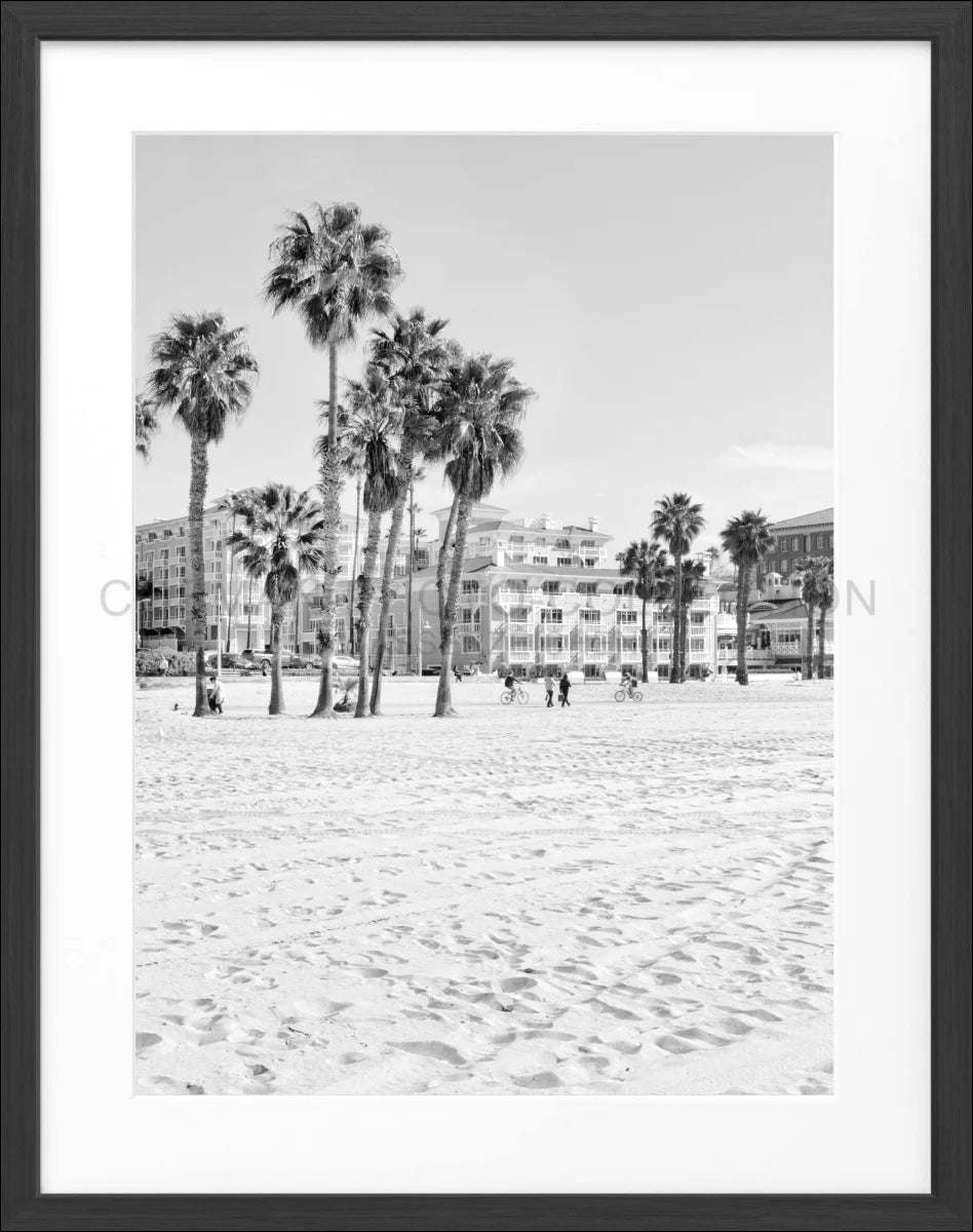 Poster mit Rahmen Kalifornien Santa Monica ’Beach’ K111