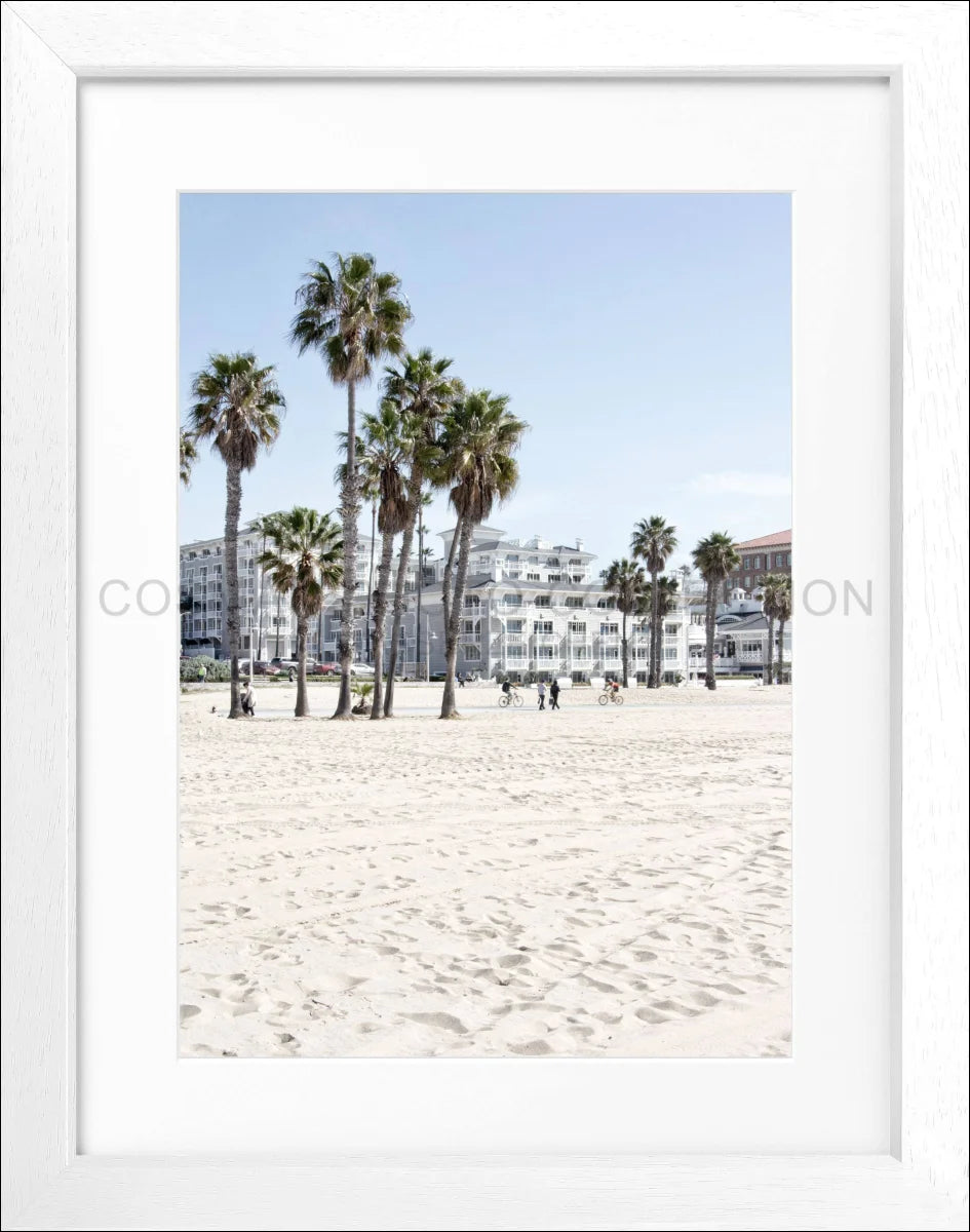 Poster mit Rahmen Kalifornien Santa Monica ’Beach’ K111