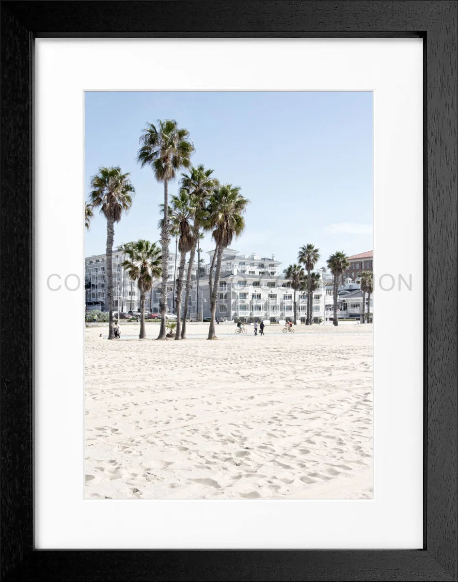 Poster mit Rahmen Kalifornien Santa Monica ’Beach’ K111