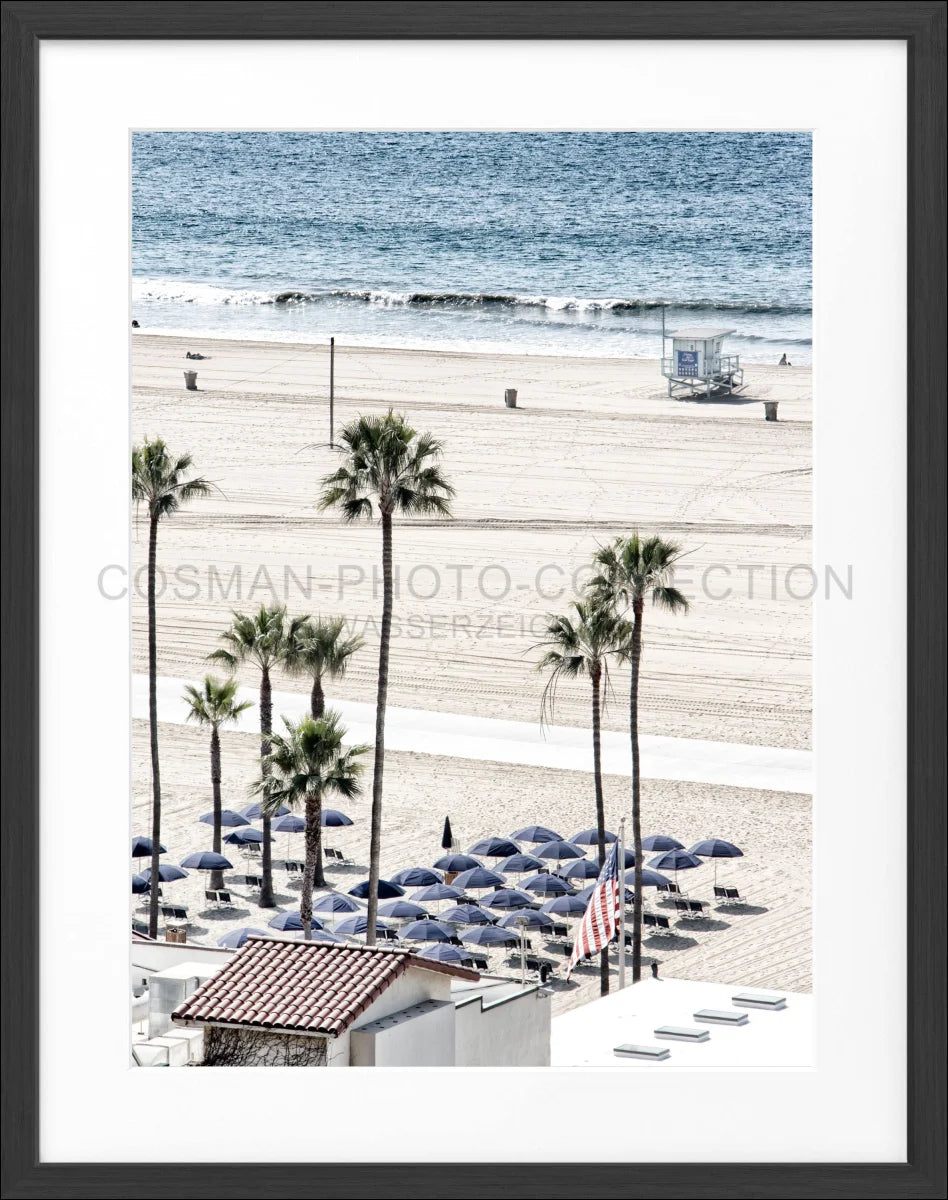 Poster mit Rahmen Kalifornien Santa Monica ’Beach’ K134