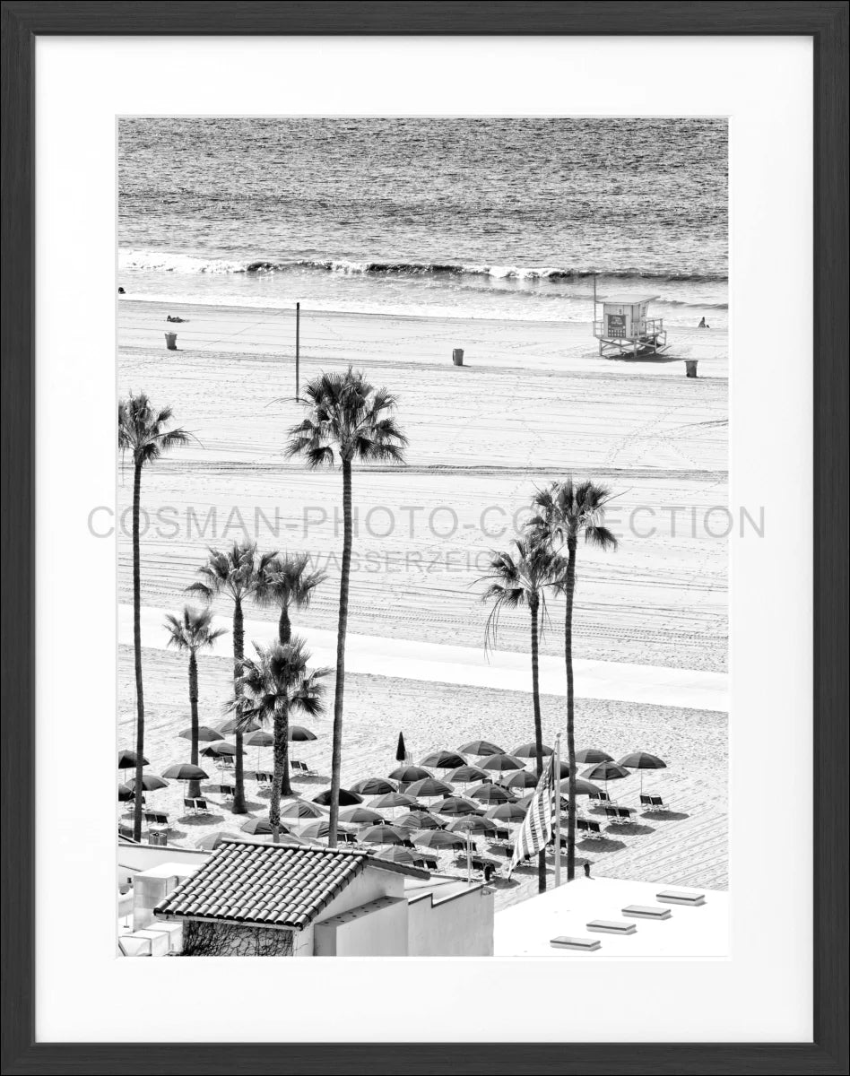 Poster mit Rahmen Kalifornien Santa Monica ’Beach’ K134