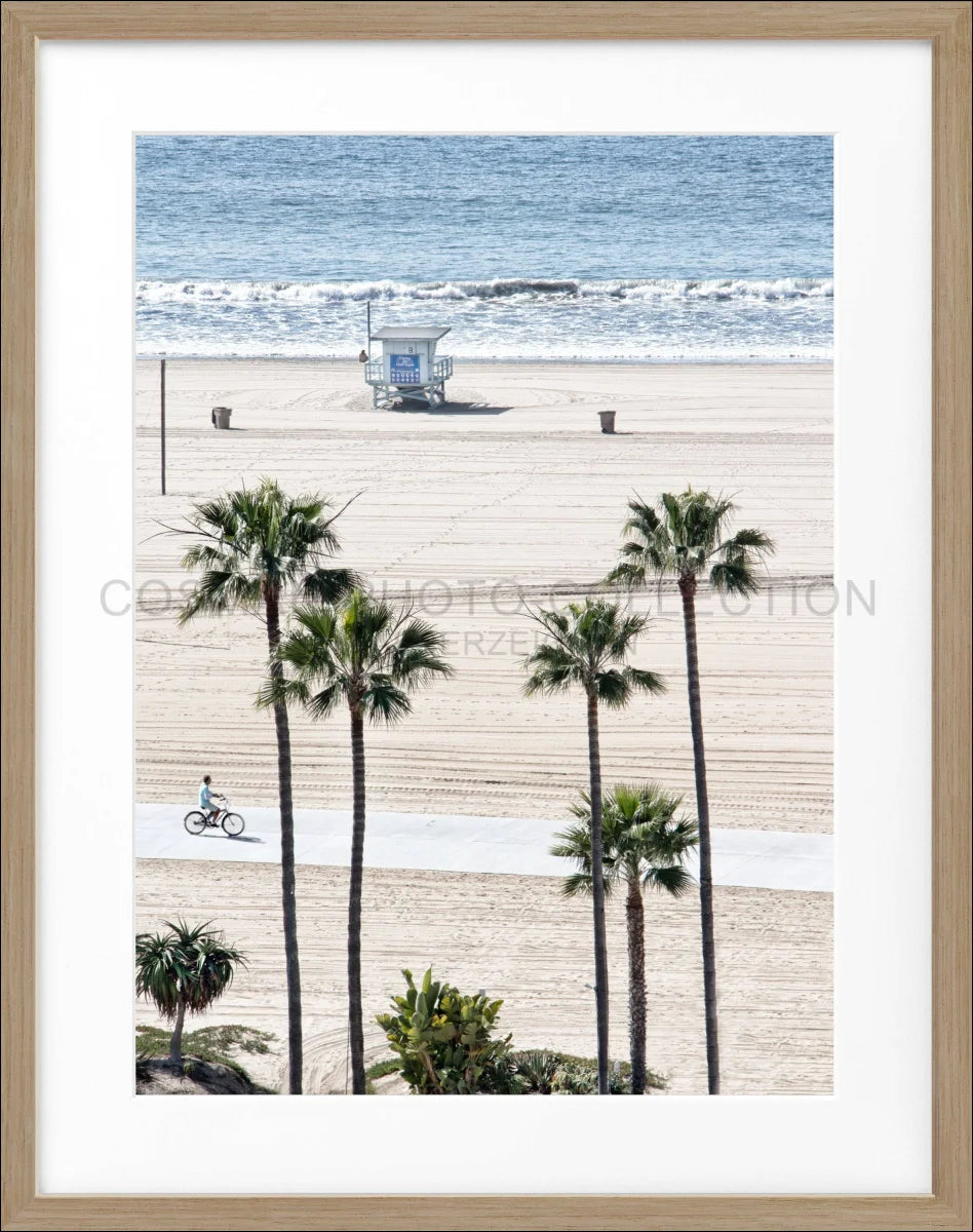 Poster mit Rahmen Kalifornien Santa Monica ’Beach’ K135