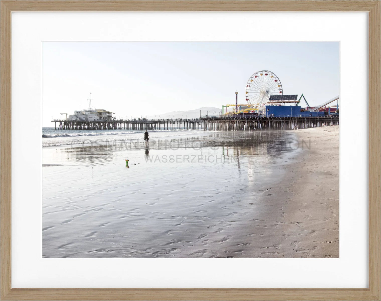 Poster mit Rahmen Kalifornien Santa Monica ’Pier’ K132