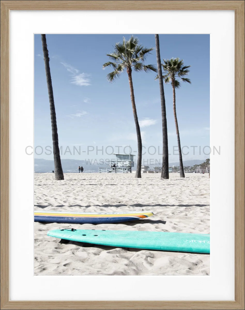 Poster mit Rahmen Kalifornien Venice Beach K121 - Wandbilder