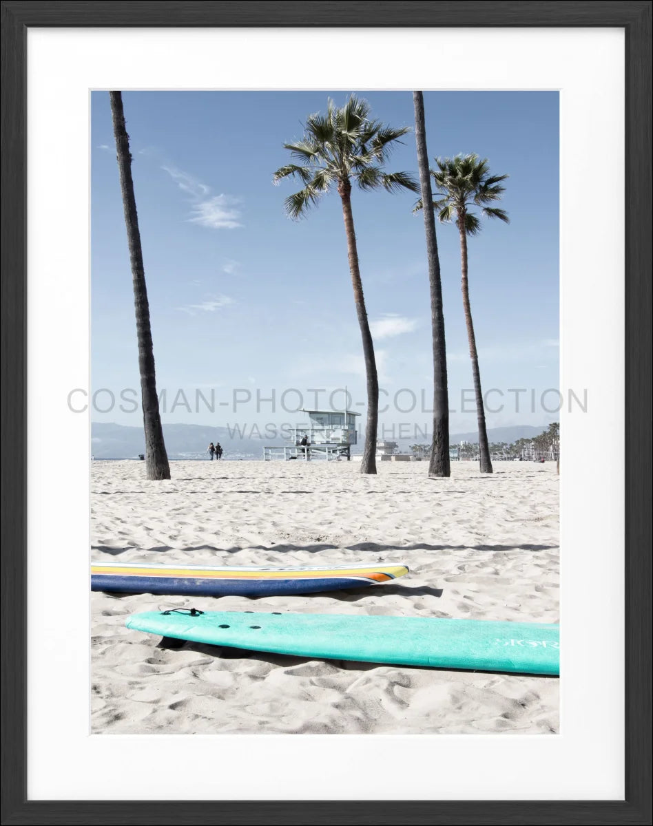 Poster mit Rahmen Kalifornien Venice Beach K121 - Wandbilder