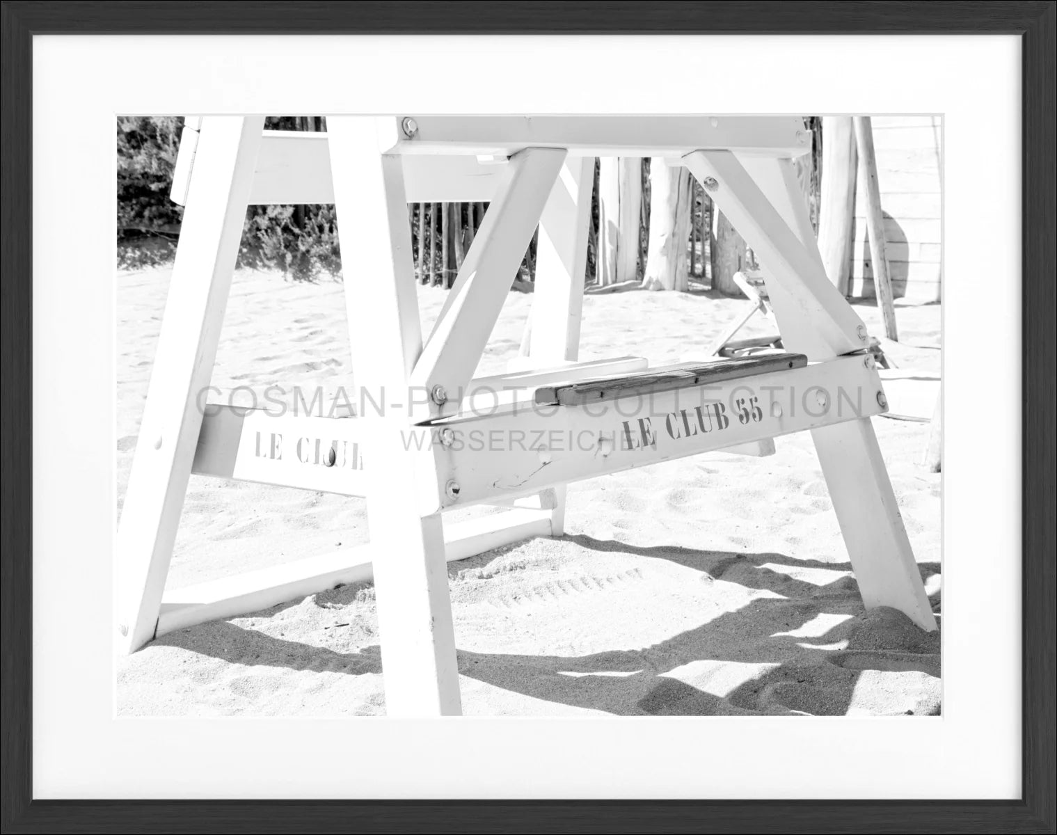 Poster mit Rahmen ’Le Club 55’ Saint Tropez ST31