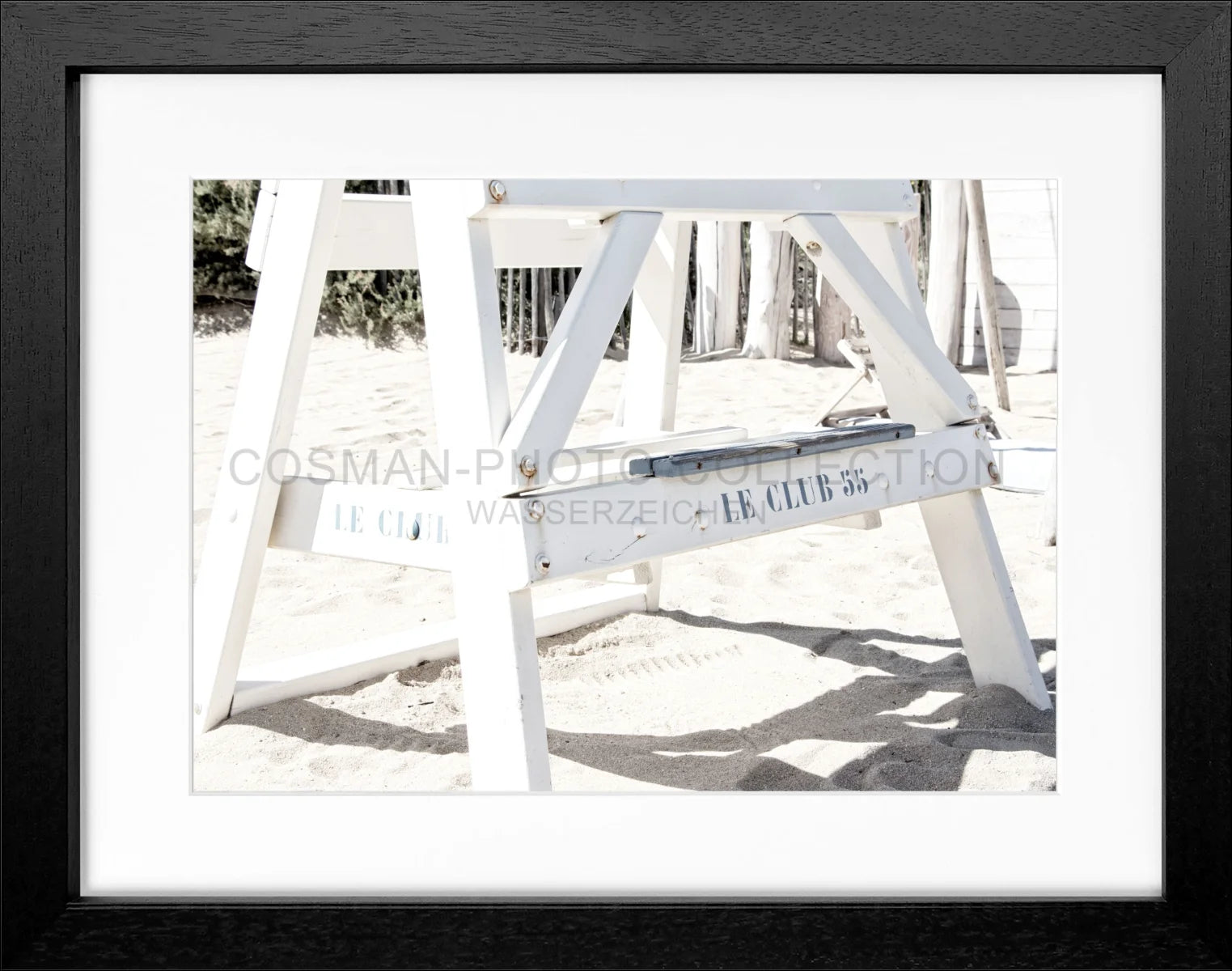 Poster mit Rahmen ’Le Club 55’ Saint Tropez ST31