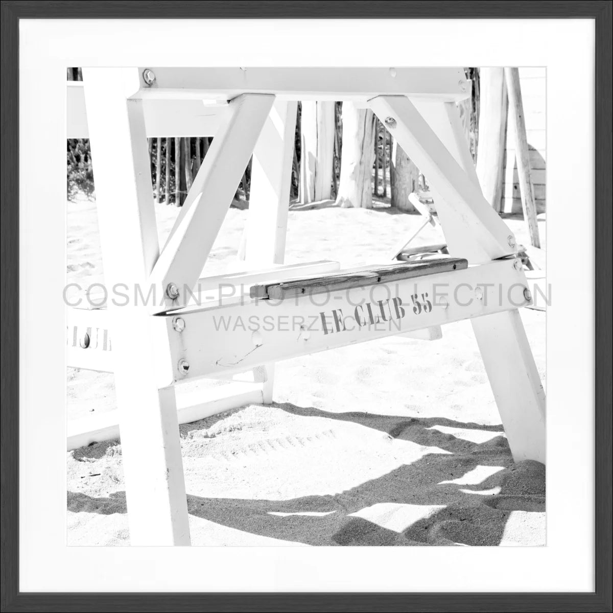 Poster mit Rahmen ’Le Club 55’ Saint Tropez ST31Q