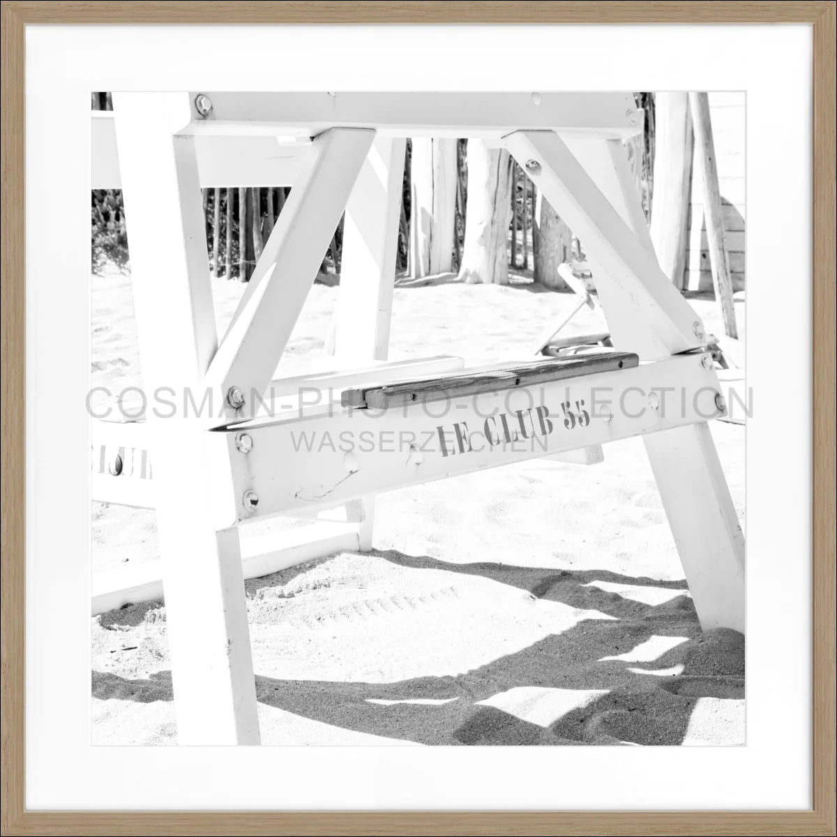 Poster mit Rahmen ’Le Club 55’ Saint Tropez ST31Q