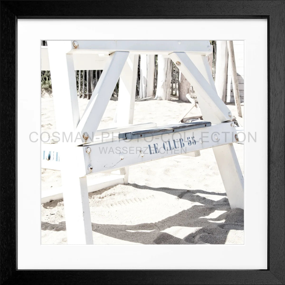 Poster mit Rahmen ’Le Club 55’ Saint Tropez ST31Q