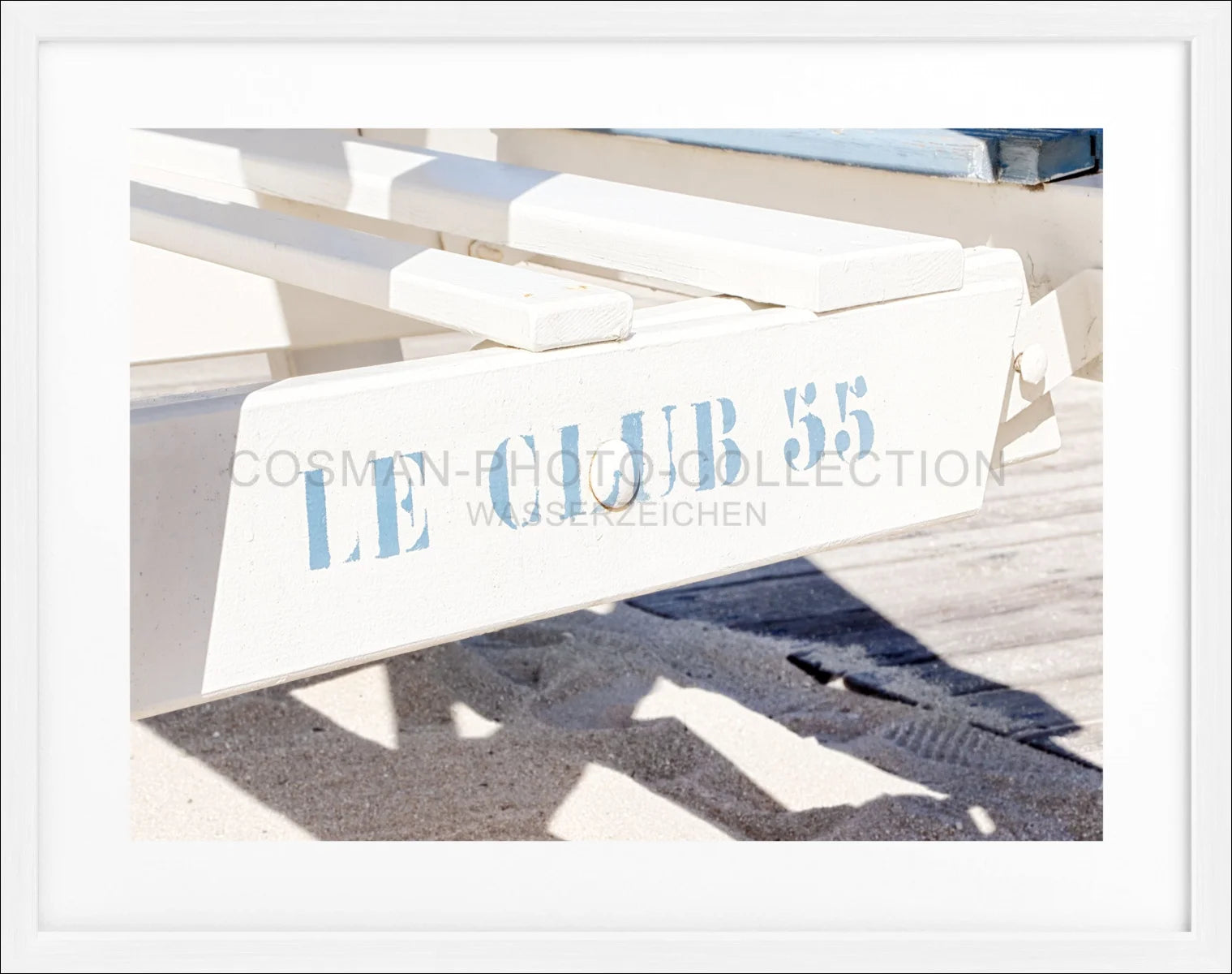 Poster mit Rahmen ’Le Club 55’ Saint Tropez ST41