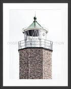 Plakat med ramme fyrtårn 'Rotes Kliff' Sylt SY59