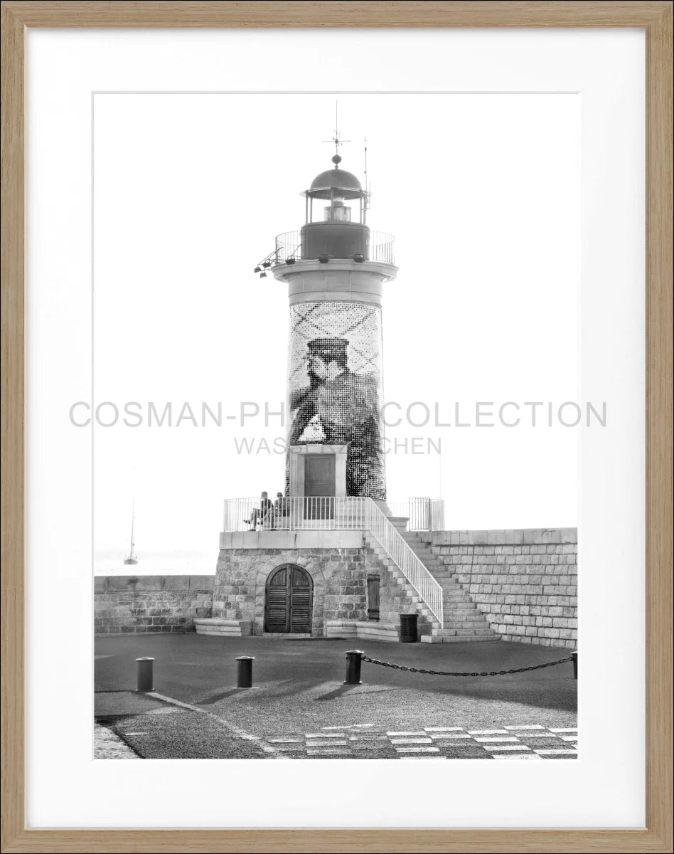 Poster mit Rahmen ’Leuchtturm’ Saint Tropez ST20