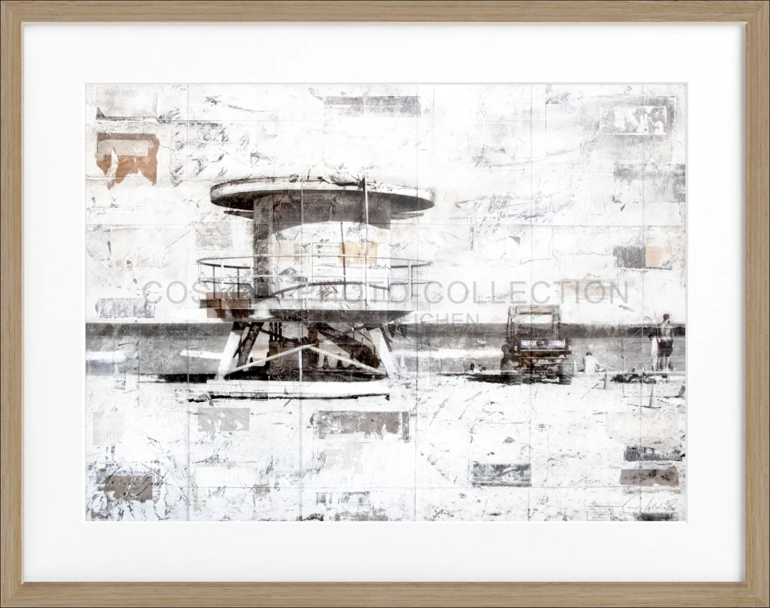 Poster mit Rahmen ’Lifeguard’ Florida Miami Beach GM79