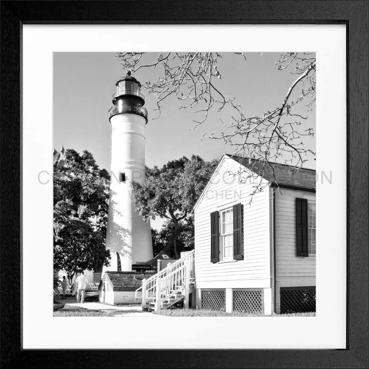 Poster mit Rahmen ’Lighthouse’ Florida Key West FL10A